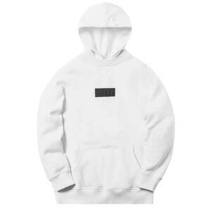Kith Williams Box Logo Hoodie White Black Size XXL EUC